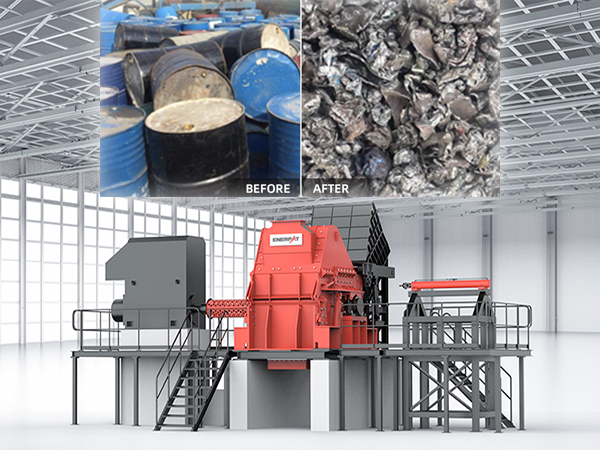 ENERPAT lanza una revolucionaria trituradora de acero mejorada: Horizontal Hammer Mill redefine la eficiencia de reciclaje de Metal