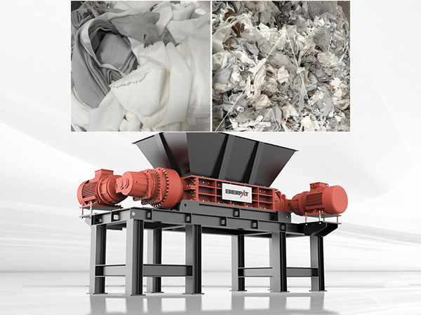 Success Story: revolucionizing Textile Recycling with ENERPAT's MSB-E1200 Double Shaft Textile Shredder