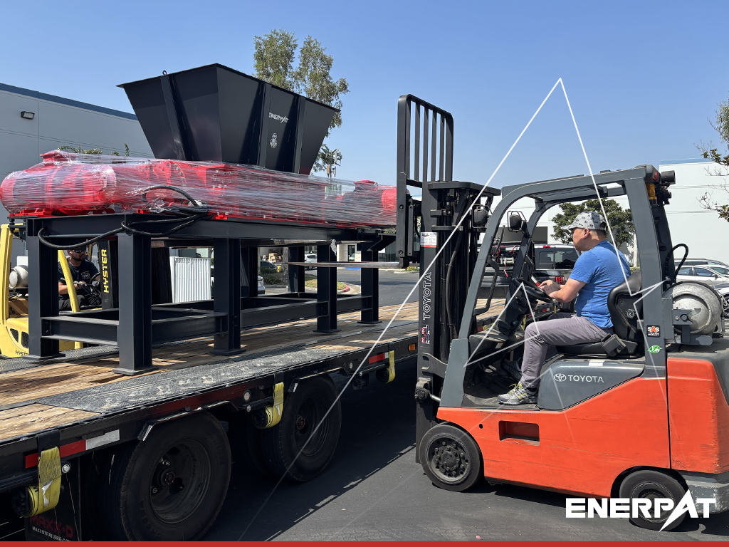 Enerpat Carton Box Shredder Machine en Orange County California